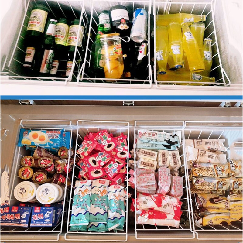 多目的冷凍庫用内部棚、吊り下げ式バスケット、食品収納バスケッ - Food Storage With Dividers のレビューと価格
