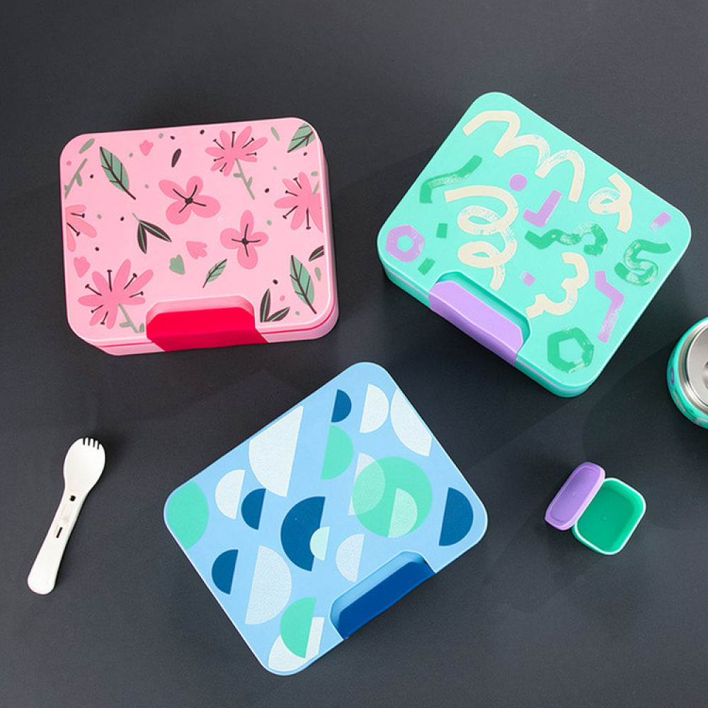 Qijiaのステンレス製弁当箱に使える、電子レンジ対応のラン - Food Storage With Dividers のレビューと価格