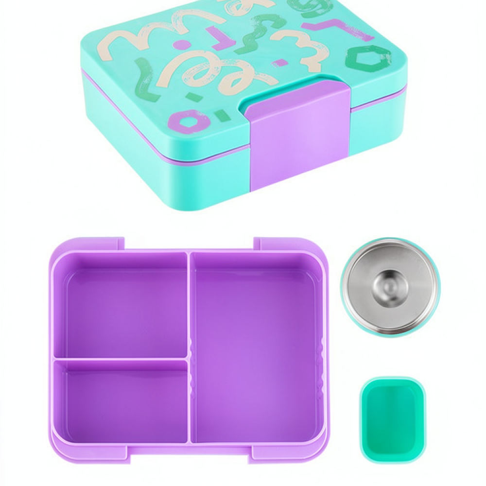 Qijiaのステンレス製弁当箱に使える、電子レンジ対応のラン - Food Storage With Dividers のレビューと価格