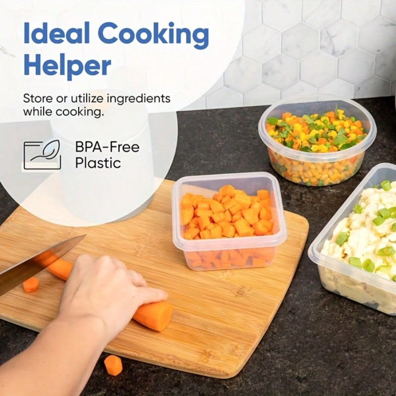 12個入りの食品保存容器セット（蓋12個＋容器12個）。密閉 - Food Storage Labels のレビューと価格