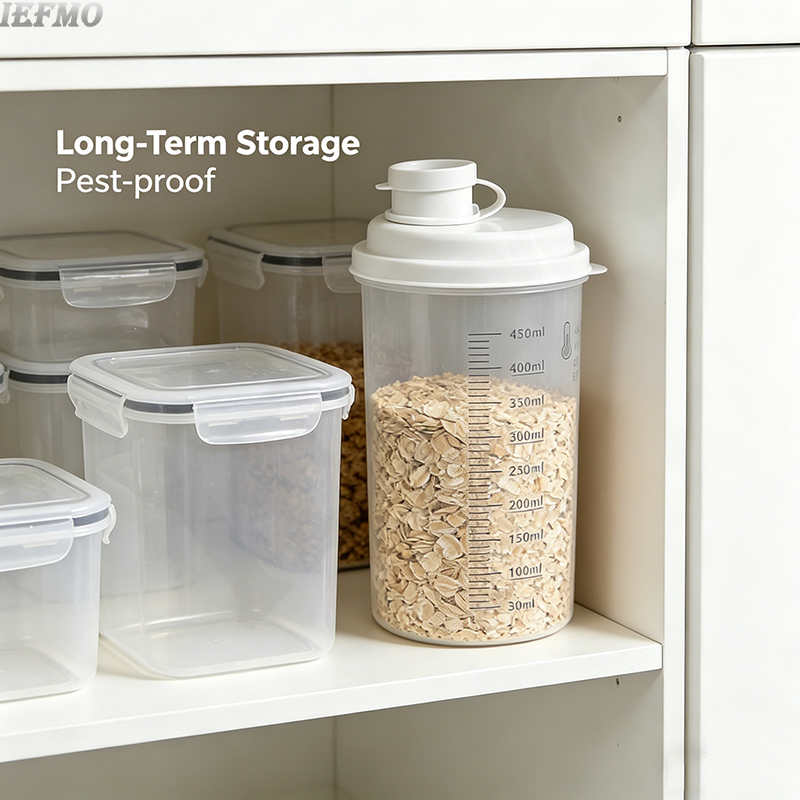 蓋付き気密食品保存容器 砂糖ディスペンサー 黒糖・塩・小麦粉 - Food Storage Meals のレビューと価格