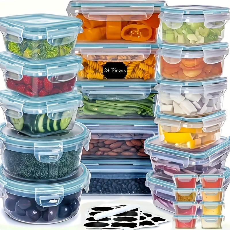 48個入り BPAフリー食品保存容器セット – キッチン、パ - Food Storage Meals のレビューと価格