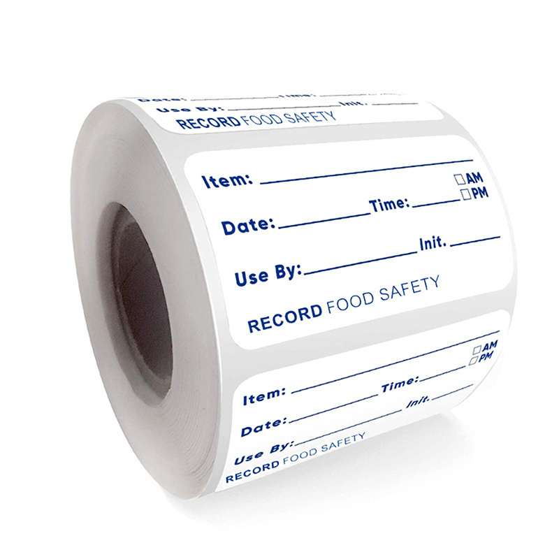 500枚入り／ロール　キッチン用ステッカー　自己接着式　剥が - Food Storage Labels のレビューと価格