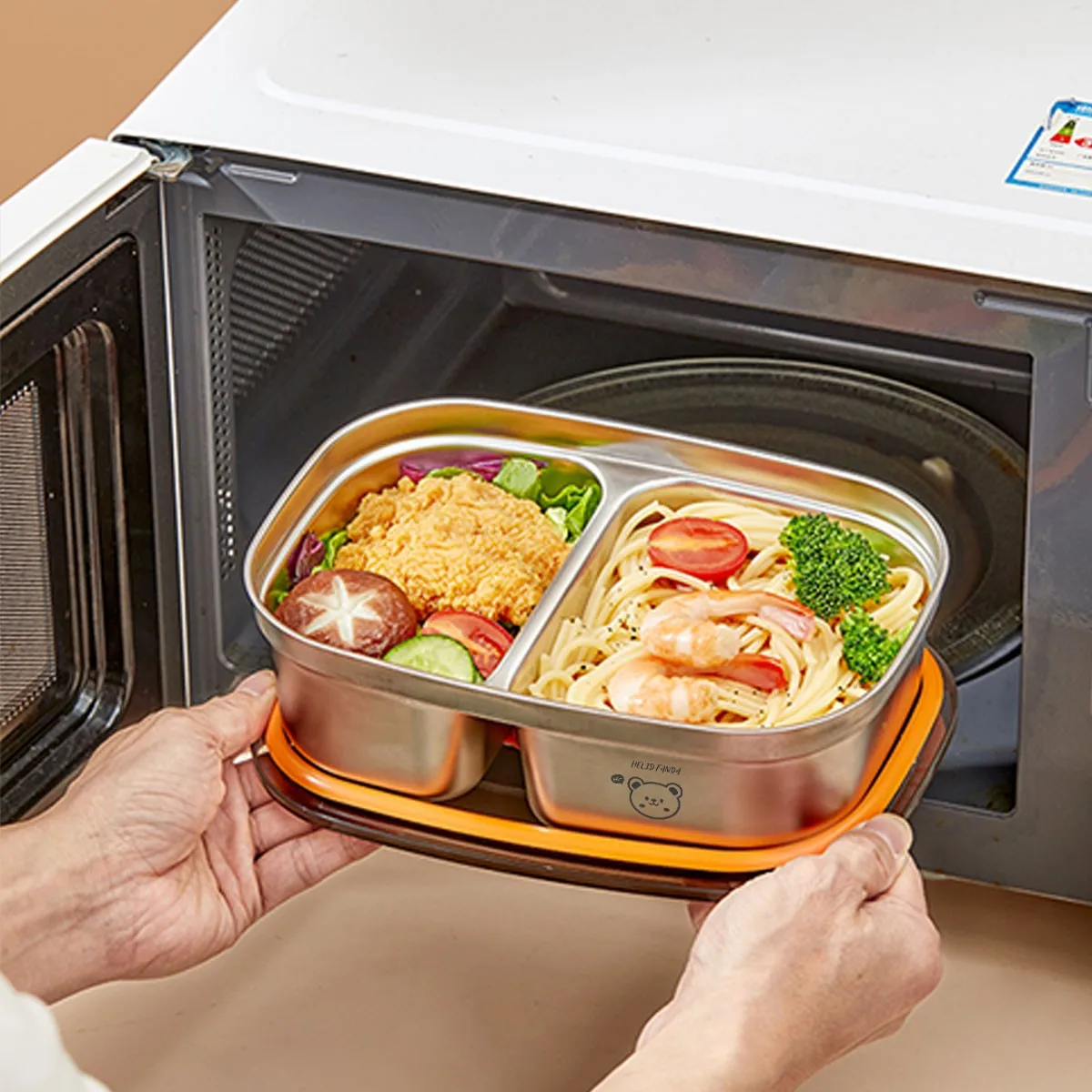 大容量、304ステンレス製、子供や学生向けの弁当箱。電子レン - Food Storage Oven Safe のレビューと価格